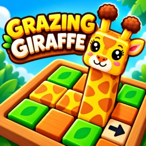 Grazing Giraffe